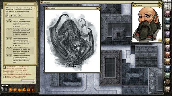 скриншот Fantasy Grounds - U02: Murder in Stoneholme (PFRPG) 0