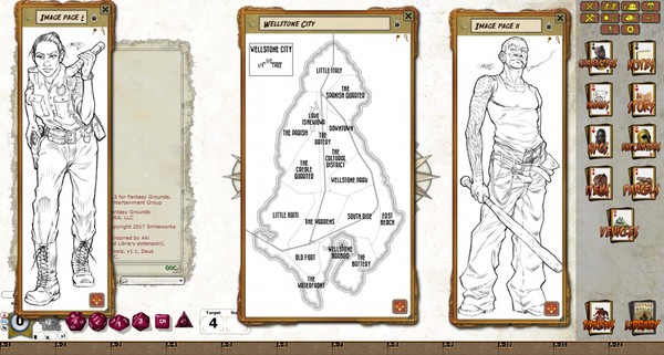 скриншот Fantasy Grounds - Wellstone City (Savage Worlds) 0