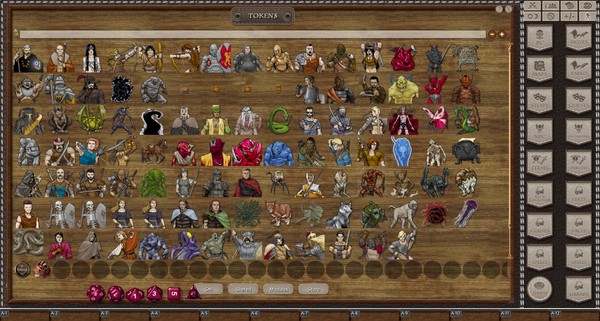 скриншот Fantasy Grounds - Iron Heroes Counter Collection (Token Pack) 1