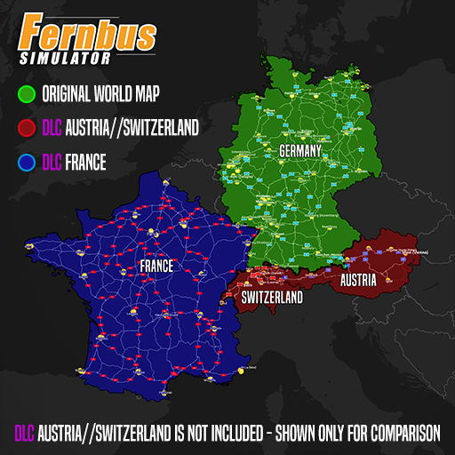 Fernbus Simulator Mods Map Fernbus Simulator - France On Steam