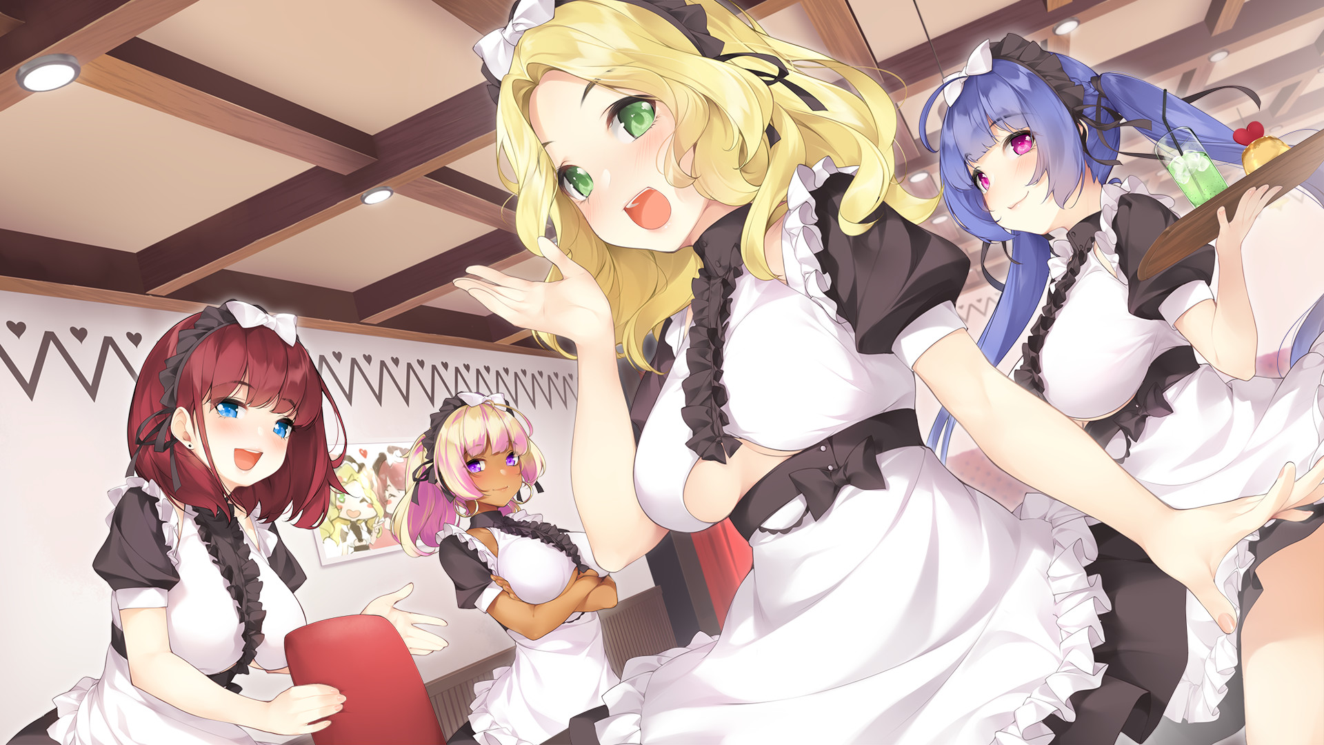 wallpapers Maid Cafe Background Anime maid cafe on steam