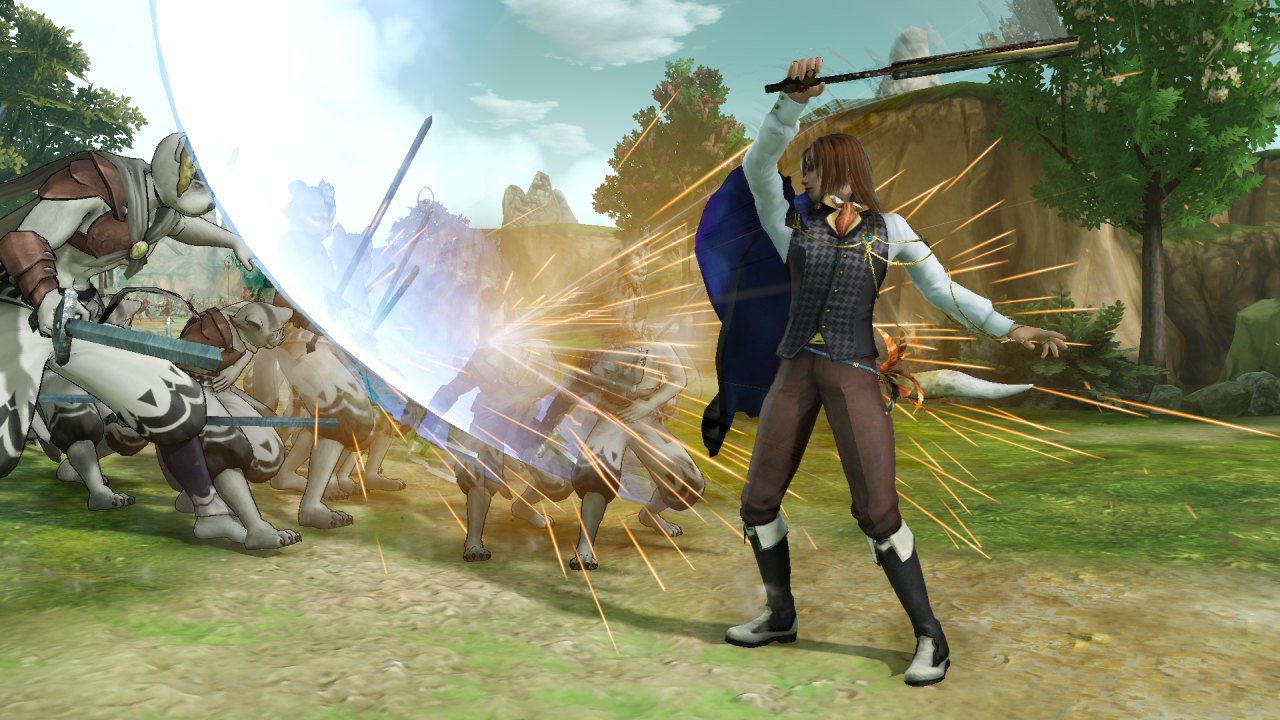 WARRIORS ALL-STARS: Darius-themed costume for Mitsunari screenshot screenshot 1