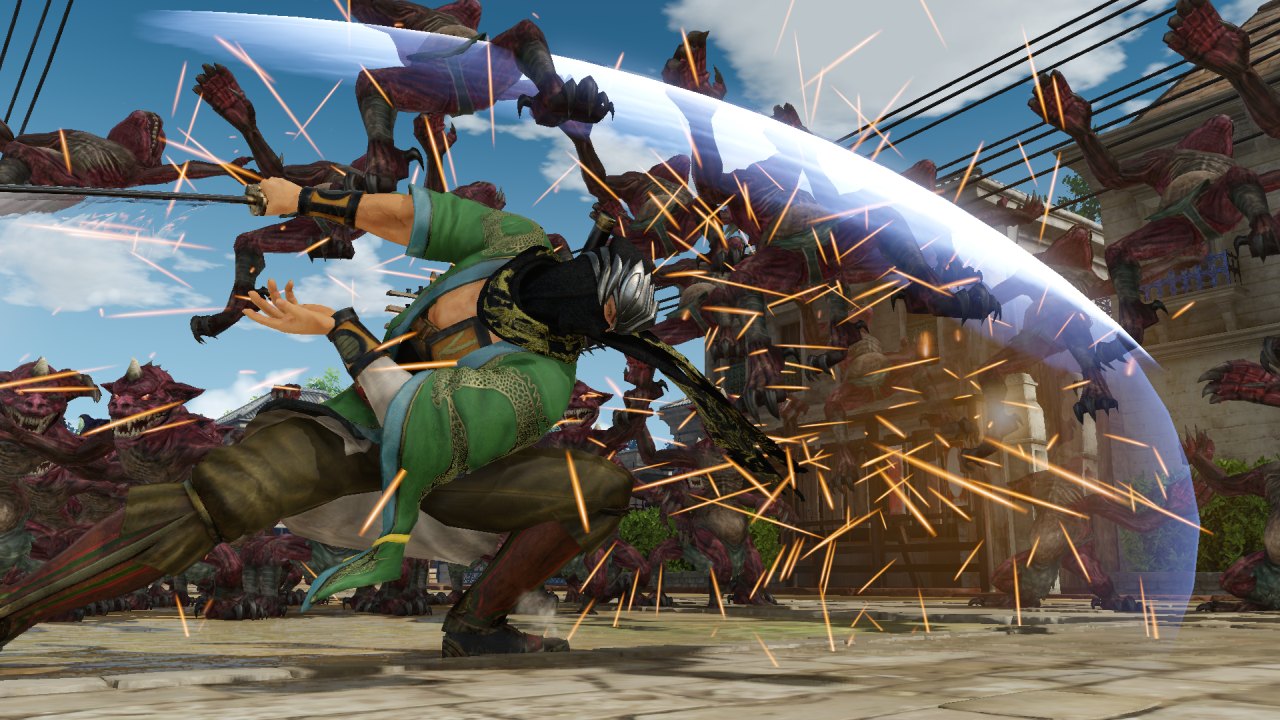 WARRIORS ALL-STARS: Zhou Cang-themed costume for Ryu Hayabusa screenshot screenshot 1