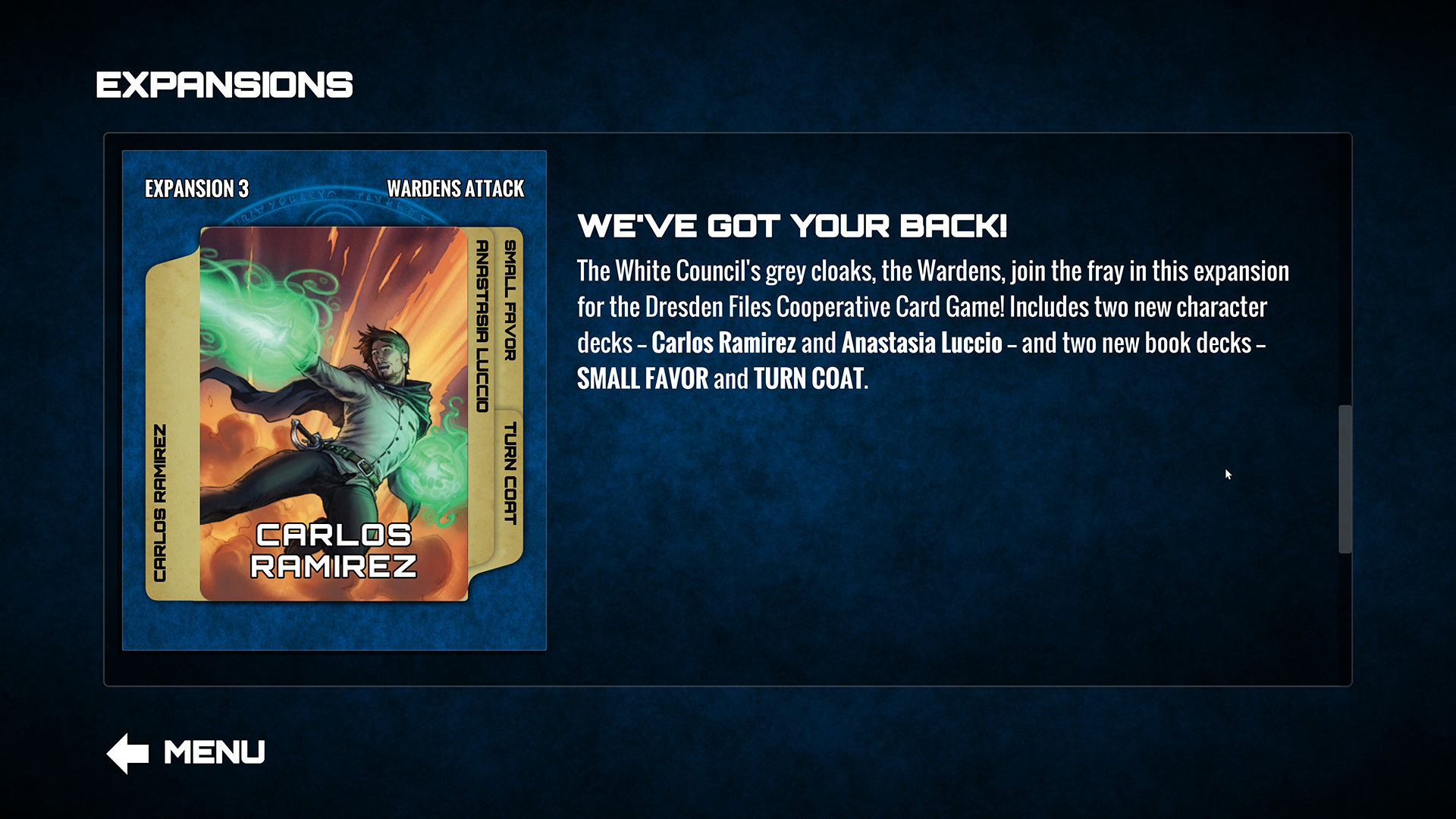 Dresden Files Cooperative Card Game - Wardens Attack Featured Screenshot #1