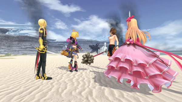 скриншот Kai-ri-Sei Million Arthur VR - Mercenary Arthur Beachwear 2