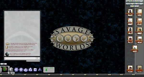 скриншот Fantasy Grounds - Sci-fi Skin (Savage Worlds) 3
