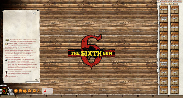 скриншот Fantasy Grounds - The Sixth Gun Roleplaying Game (Savage Worlds) 3