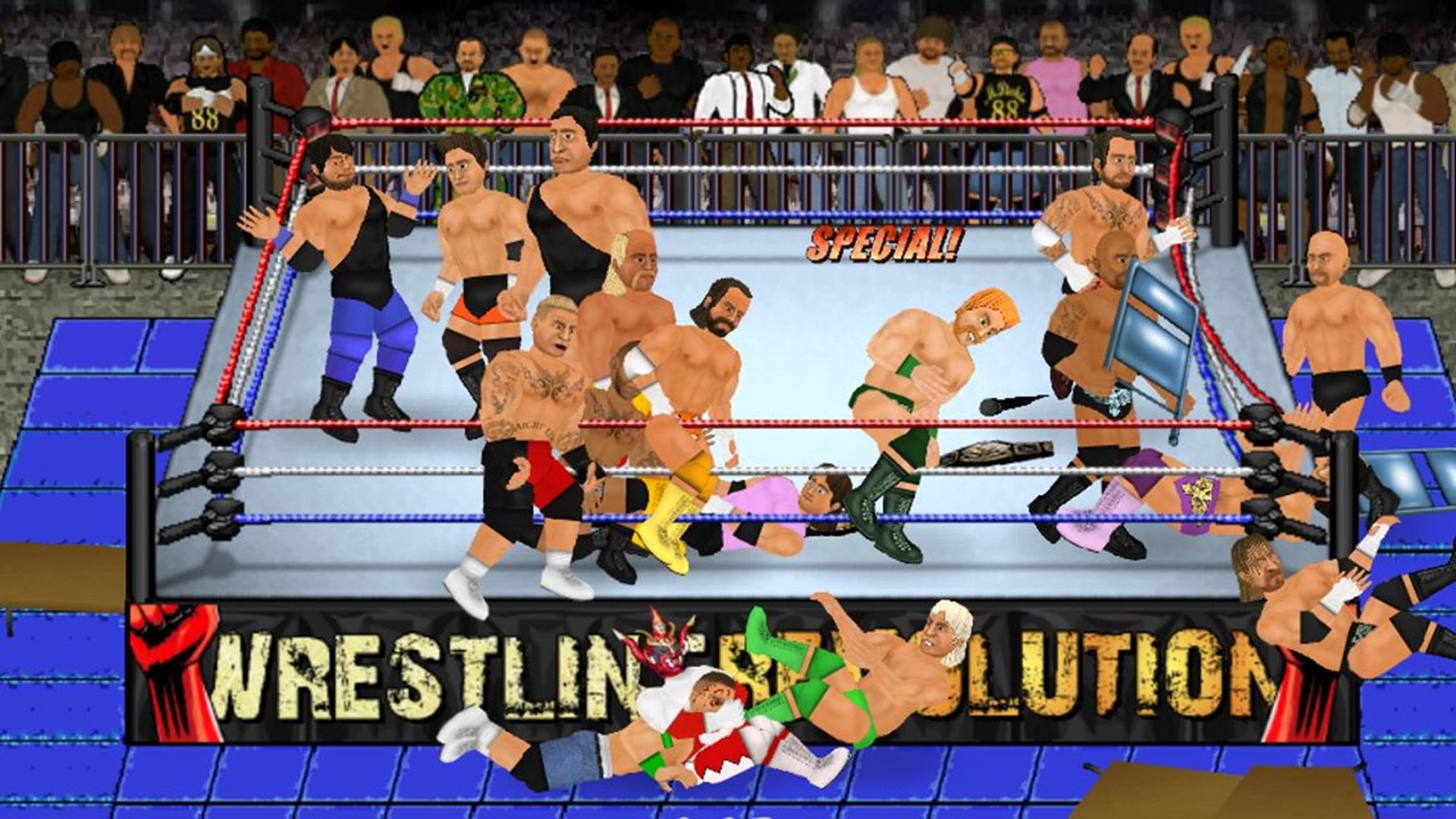 Wrestling empire 1.6 2. MDICKIE Wrestling Revolution. Wrestling Revolution 2d. Wrestling Revolution 3d персонажи. WWE игра 3d.