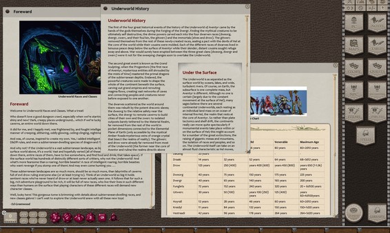 скриншот Fantasy Grounds - Underworld Races & Classes (5E) 3