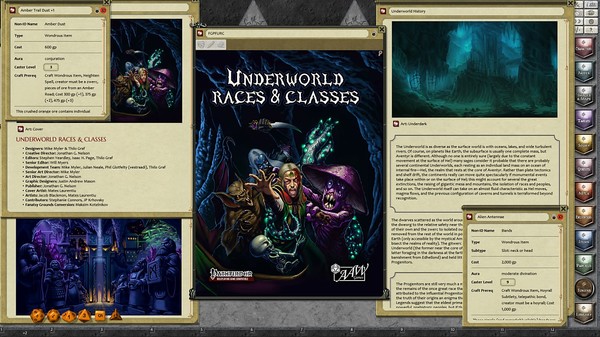 скриншот Fantasy Grounds - Underworld Races & Classes (PFRPG) 1