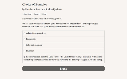 Choice of Zombies - Delta Force Operator for steam Choice of Zombies - Delta Force Operator for steam