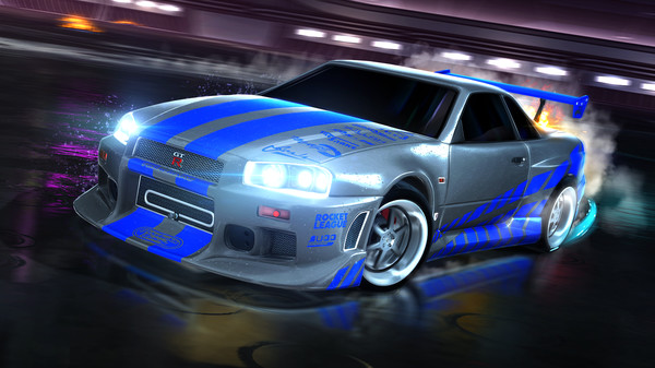 скриншот Rocket League – Fast & Furious '99 Nissan Skyline GT-R R34 0