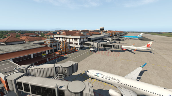 скриншот X-Plane 11 - Add-on: Aerosoft - Airport Bali 1