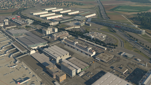 скриншот X-Plane 11 - Add-on: Aerosoft - Airport Stuttgart 1