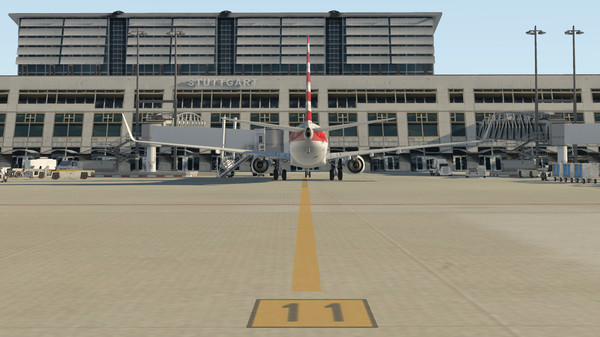 скриншот X-Plane 11 - Add-on: Aerosoft - Airport Stuttgart 3