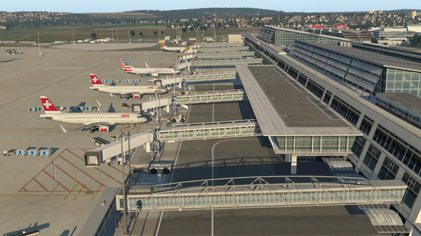 скриншот X-Plane 11 - Add-on: Aerosoft - Airport Stuttgart 0