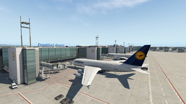 скриншот X-Plane 11 - Add-on: Aerosoft - Airport Frankfurt 1