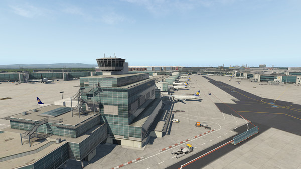 скриншот X-Plane 11 - Add-on: Aerosoft - Airport Frankfurt 0