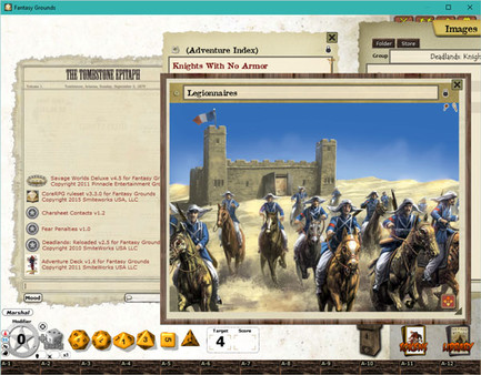 скриншот Fantasy Grounds - Deadlands Reloaded: Knights with no Armor (Savage Worlds) 2