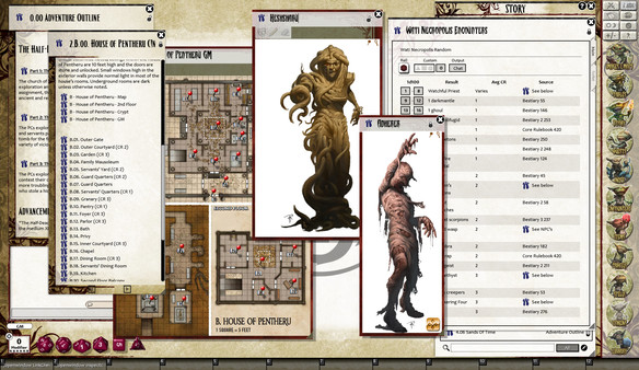 скриншот Fantasy Grounds - Pathfinder RPG - Mummy's Mask AP 1: The Half-Dead City (PFRPG) 1