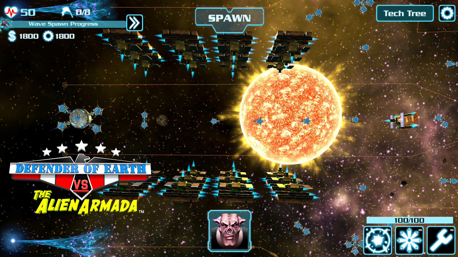 DEFENDER OF EARTH VS THE ALIEN ARMADA on Steam