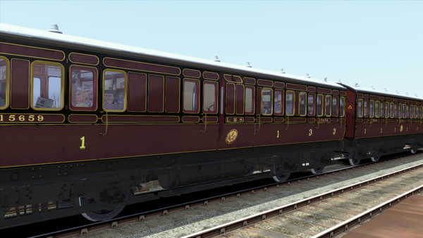 скриншот TS Marketplace: Caledonian Railway 45ft Non-Corridor - LMS Period 1 Add-On 5