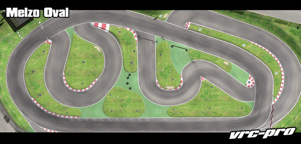 скриншот VRC Pro track pack: Melzo Oval course 2