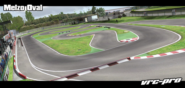 скриншот VRC Pro track pack: Melzo Oval course 1