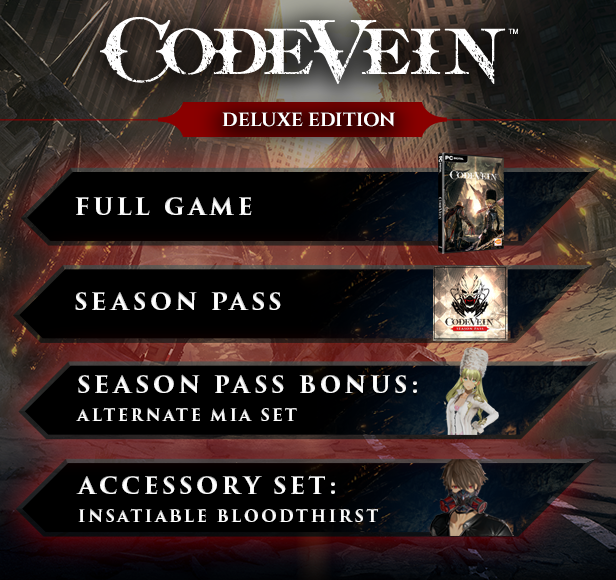 Buy CODE VEIN Deluxe Edition