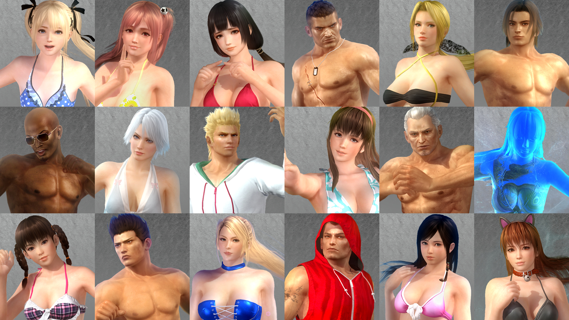 DOA5LR Zack Island Swimwear Set screenshot screenshot 1