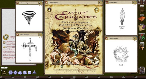 Fantasy Grounds - Deities of the Haunted Highlands (Castles & Crusades)