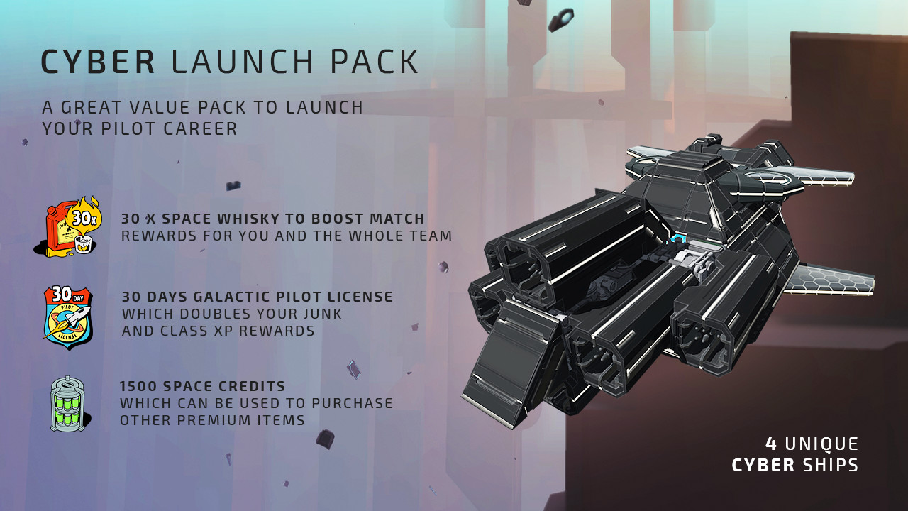 Galactic Junk League - Cyber Launch Pack Featured Screenshot #1