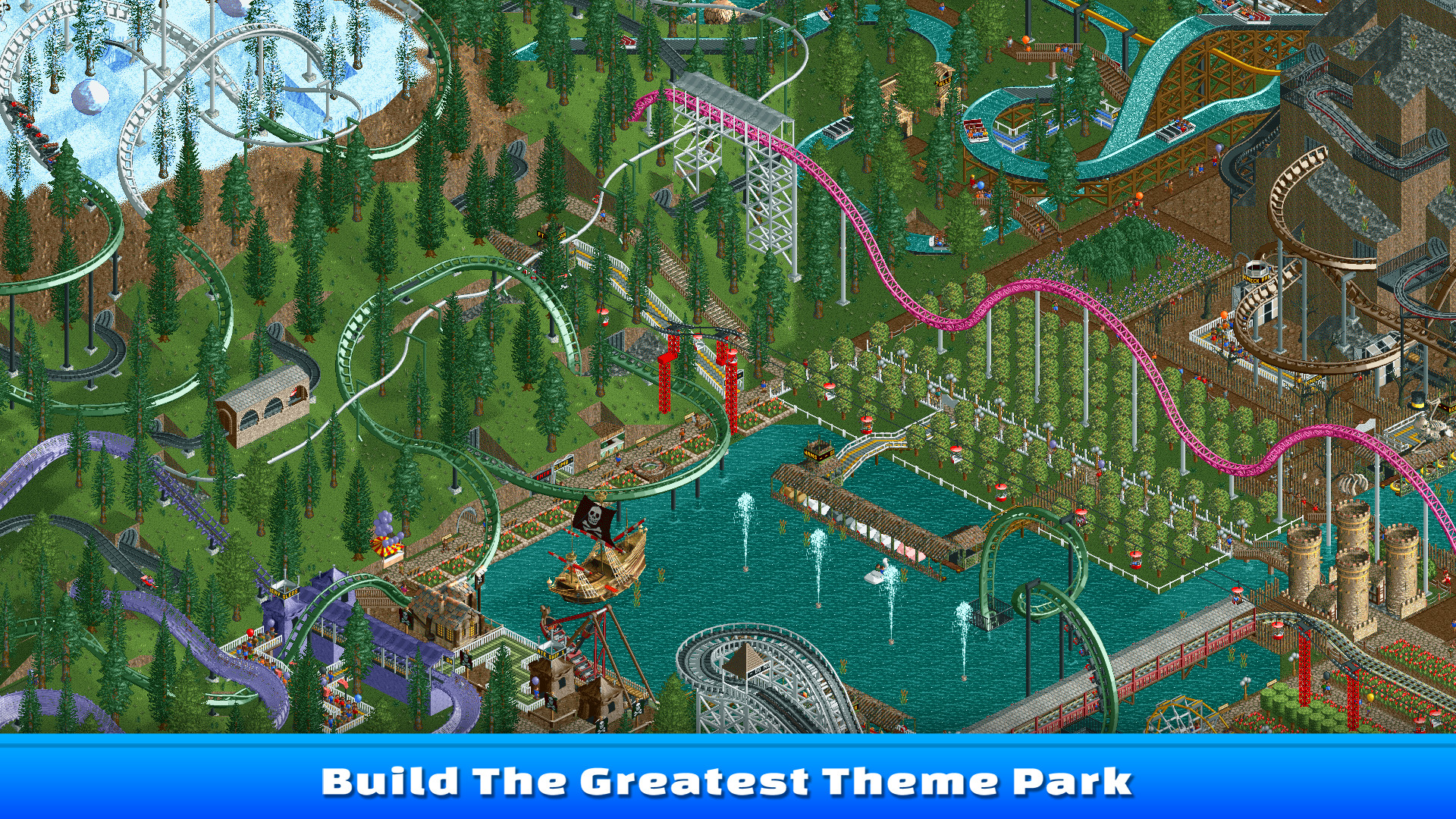 Rollercoaster Tycoon Classic arrives on Steam