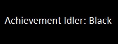 Achievement Idler: Black 게임 이미지