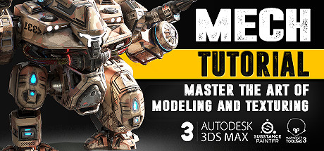 Купить дешево Mech Tutorial. 3Ds Max & Substance Painter Купить ключ дешево Mech Tutorial. 3Ds Max & Substance Painter