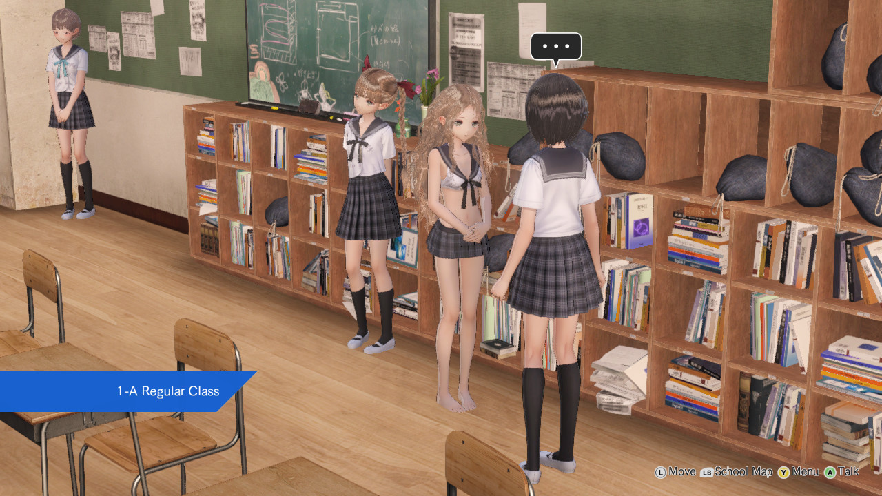 BLUE REFLECTION - Sailor Swimsuits set C (Lime, Fumio, Chihiro) screenshot screenshot 2
