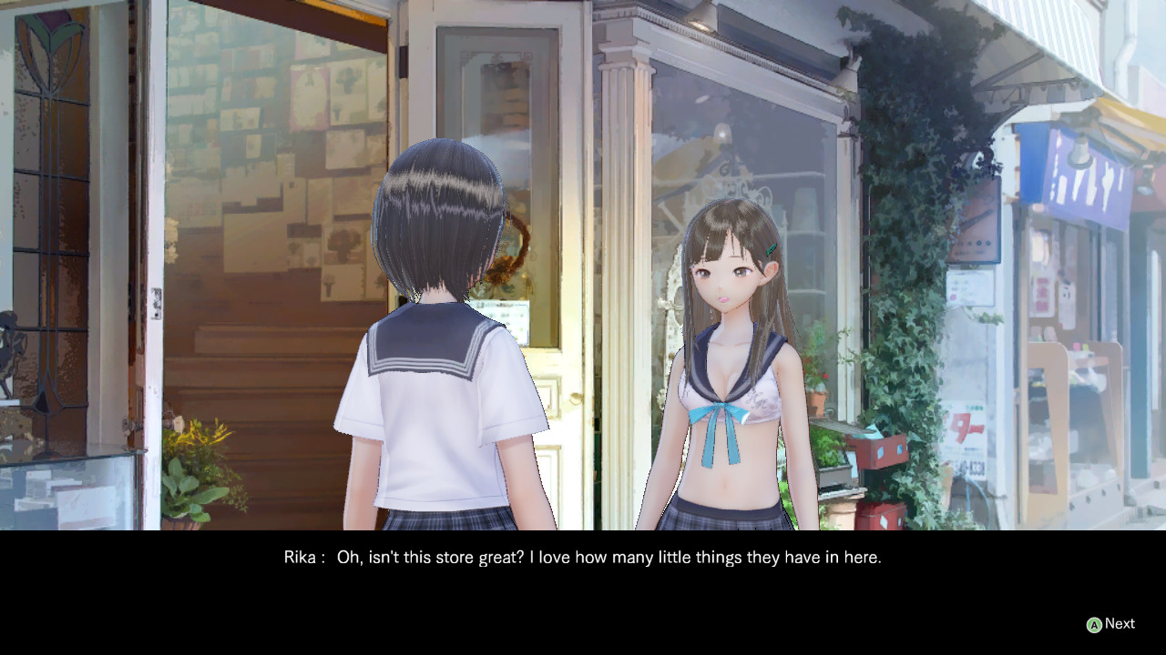 BLUE REFLECTION - Sailor Swimsuits set E (Rin, Kaori, Rika) screenshot screenshot 1
