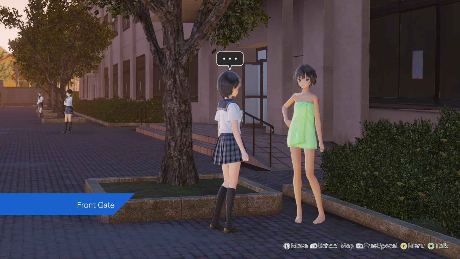 BLUE REFLECTION - Bath Towels Set B (Yuzu, Shihori, Kei) screenshot screenshot 1