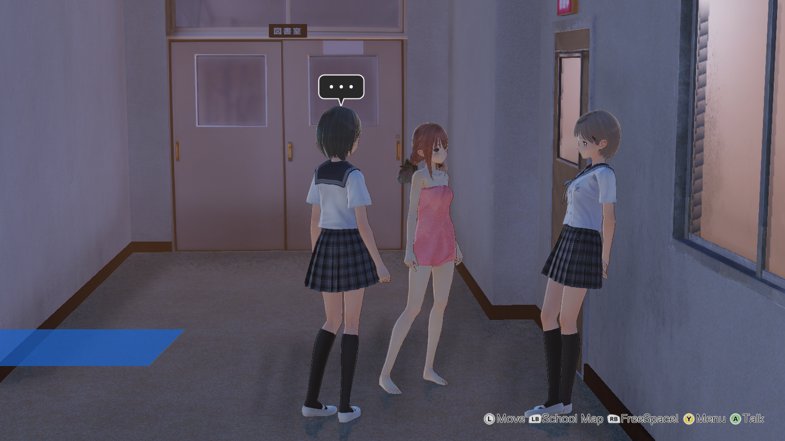 BLUE REFLECTION - Bath Towels Set D (Sanae, Ako, Yuri) screenshot screenshot 1