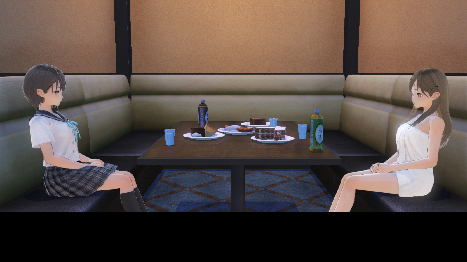 BLUE REFLECTION - Bath Towels Set E (Rin, Kaori, Rika) screenshot screenshot 1