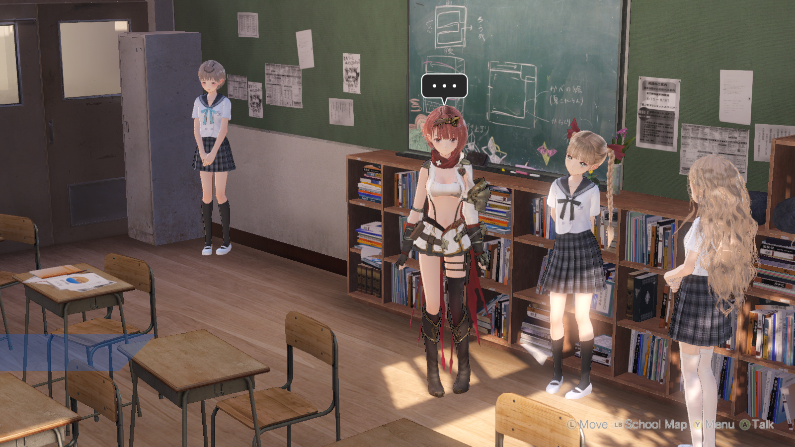 BLUE REFLECTION: Bonus Costume, Nightless Saber PC gameplay screenshot 2 of 2