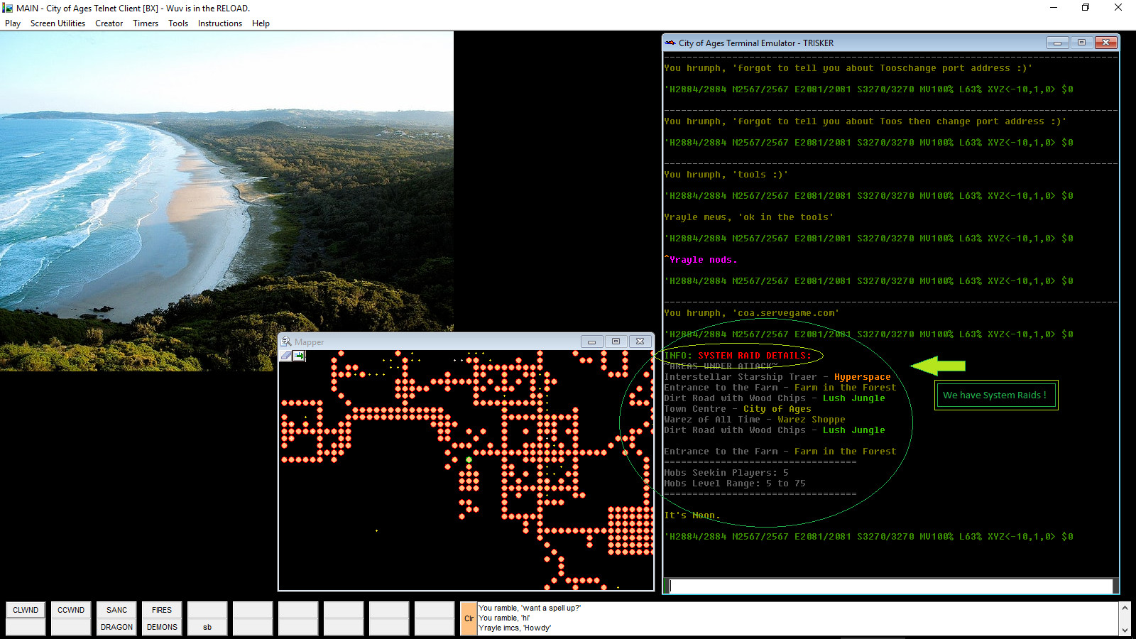 City of Ages: Picture Supportive Text MUD (server and client included) #4