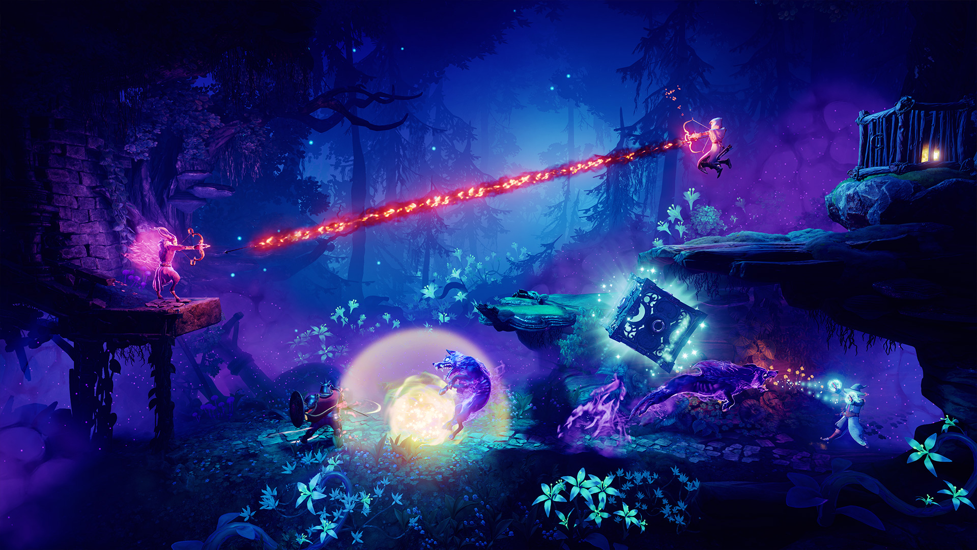 Trine 4 The Nightmare Prince - PS4 - Game Games - Loja de Games Online