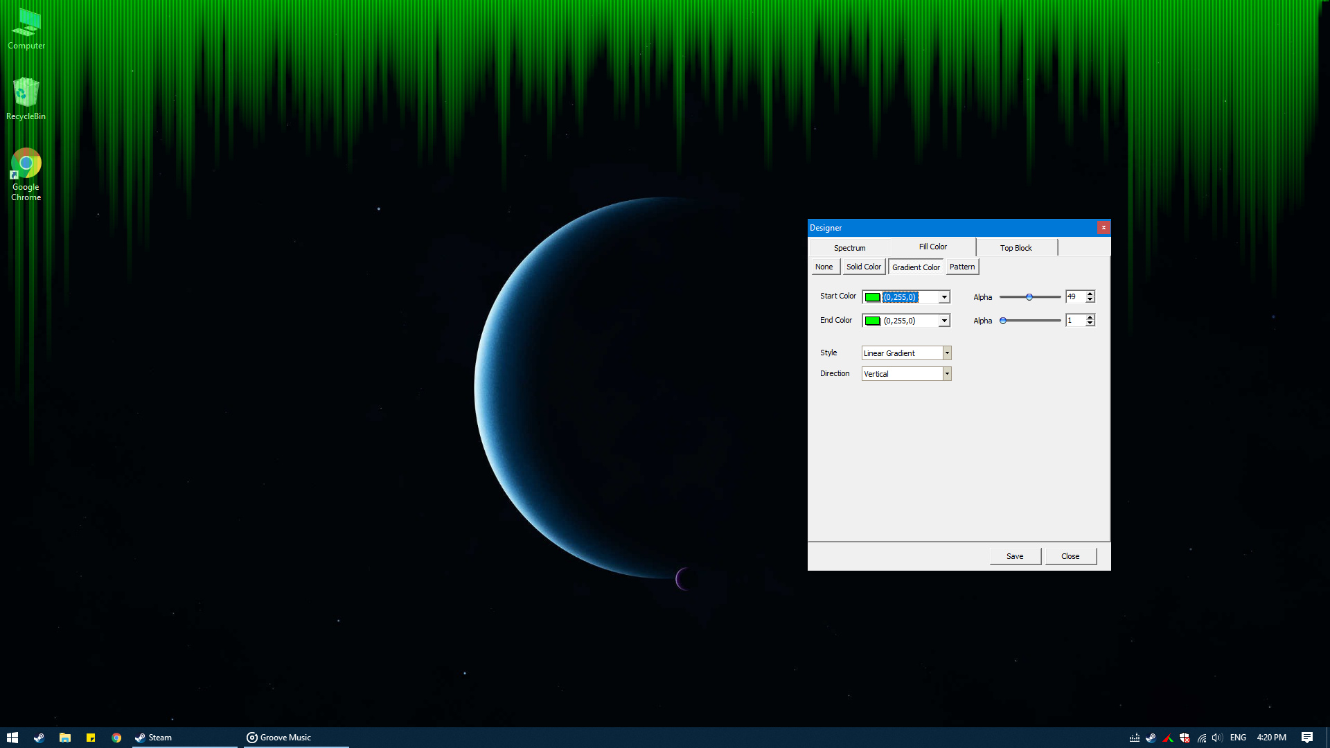 Desktop Audio Visualizer 1