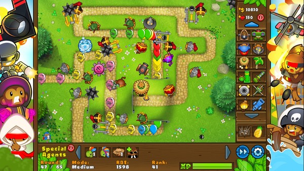 скриншот Bloons TD 5 - Medieval Dart Monkey Skin 4