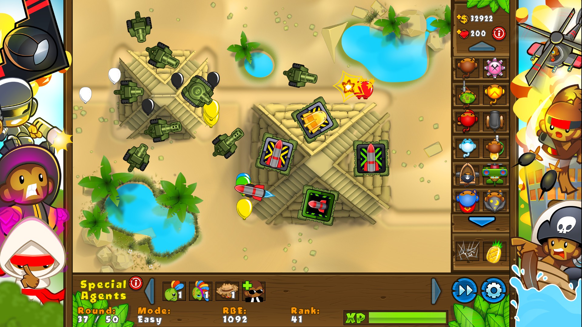 Bloons TD 5 - Military Bomb Tower Skin Featured Screenshot #1