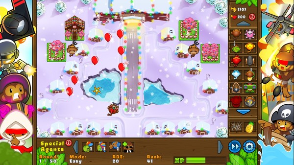 скриншот Bloons TD 5 - Candy Banana Farm Skin 2