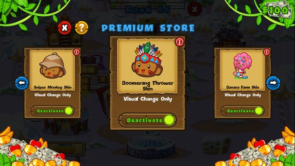 скриншот Bloons TD 5 - Tribal Boomerang Thrower Skin 0