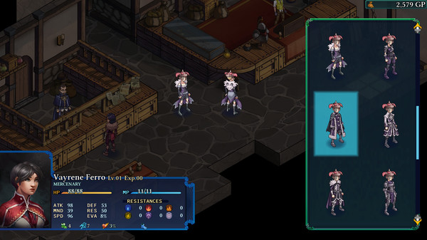 Screenshot of Fell Seal: Arbiter's Mark