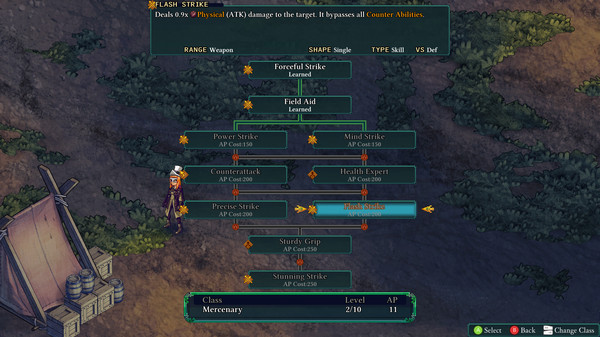 Screenshot of Fell Seal: Arbiter's Mark